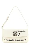 Off-white Jitney Shoulder 0.7 Quote Shoulder Bag In White