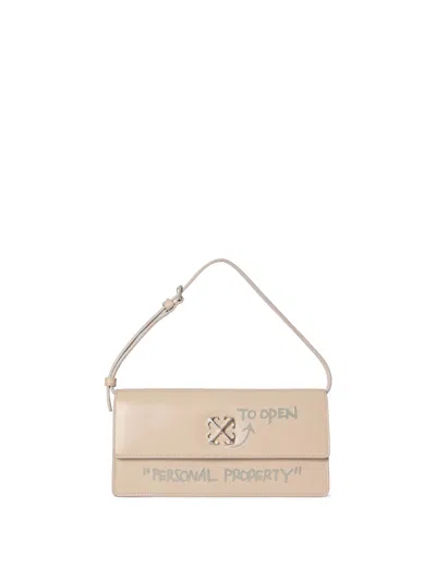 Off-white Jitney 1.0 Shoulder Bag In Brown