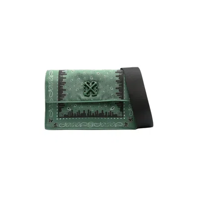 Pre-owned Off-white Jitney 1.4 Messenger Bag 'green' | Men's Size Onesize