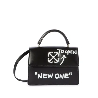 Off-white Jitney Baby Quote Tote Bag In Black