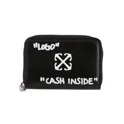 Off-white Jitney Coin Purse In Black