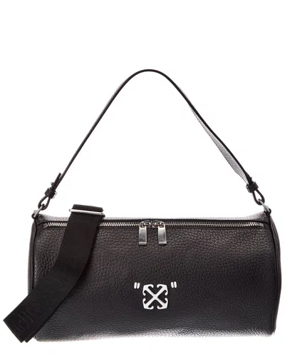 Off-white ™ Jitney Leather Gym Bag In Black