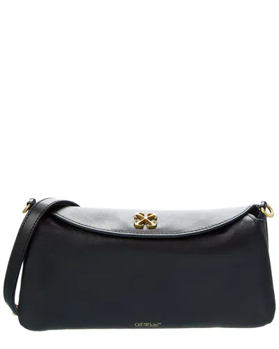 Off-white ™ Jitney Leather Shoulder Bag In Black