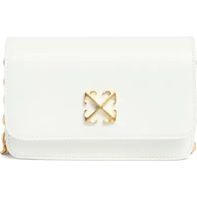 Off-white Jitney Leather Wallet On A Chain