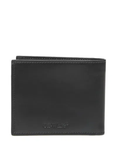 Off-white Jitney Quote Bi-fold Wallet In Black
