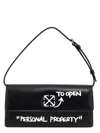 Off-white Jitney Shoulder Bag In Black