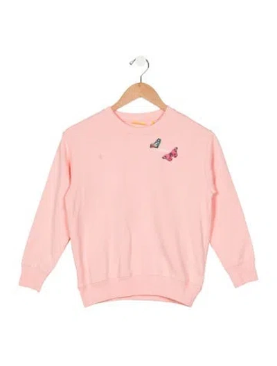 Pre-owned Off-white Kids Arrow Butterfly In Pink
