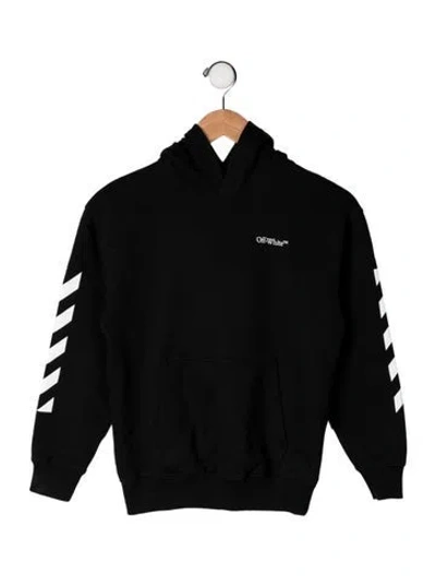 Pre-owned Off-white Kids Arrow Hoodie In Black