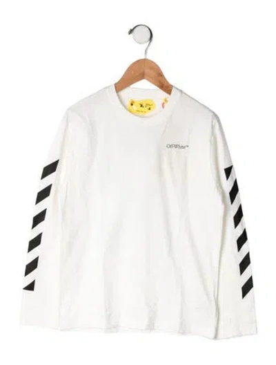 Pre-owned Off-white Kids Arrow Print Shirt  W/tags In White