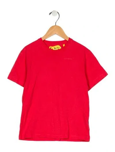 Pre-owned Off-white Kids Arrow In Red