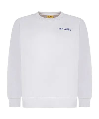 Off-white Arrow Sketch Crew-neck Sweatshirt In White