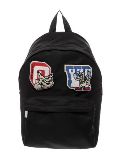 Pre-owned Off-white Kids College Backpack In Black