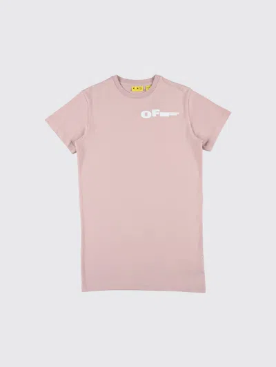 Off-white Kids Dress Kids In Pink