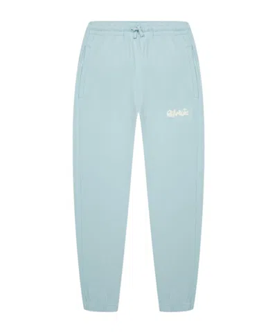 Off-white Kids' Fluid Tapered Fit Joggers In Blue