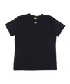 Off-white Kids Graphic-print Crewneck T-shirt In Black