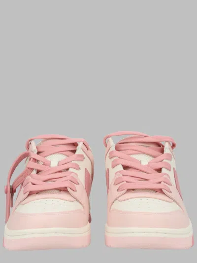 Off-white Inspired Kids Out Of Office Sneakers In Pink