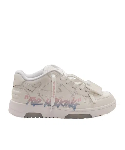 Off-white Kids Out Of Office Low-top Sneakers In Multi