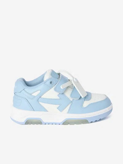 Off-white Kids Out Of Office Straps Trainers In Blue