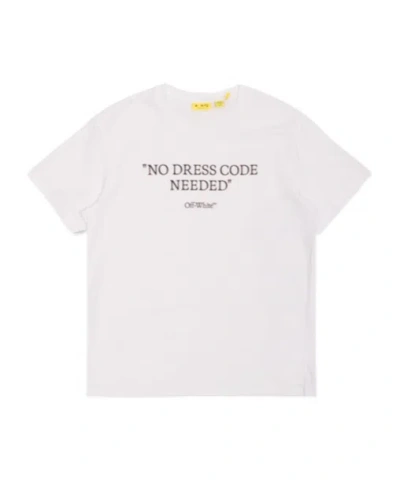 Off-white Kids Slogan-printed Crewneck T-shirt