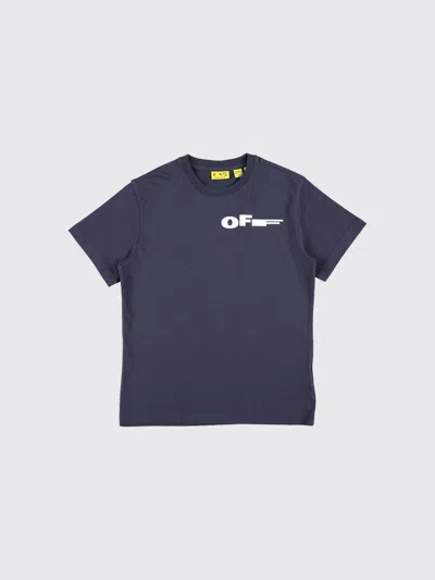 Off-white Kids T-shirt Kids In Blue