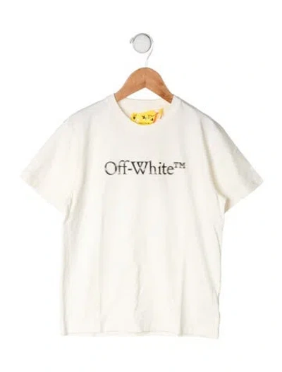 Pre-owned Off-white Kids T-shirt  W/tags In White