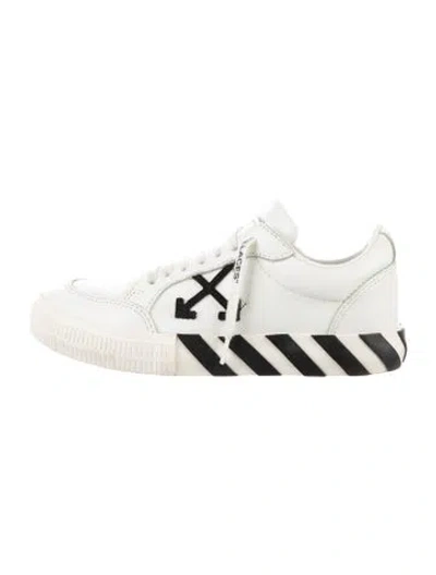 Pre-owned Off-white Kids' Vulcanized Low Top Sneakers In White
