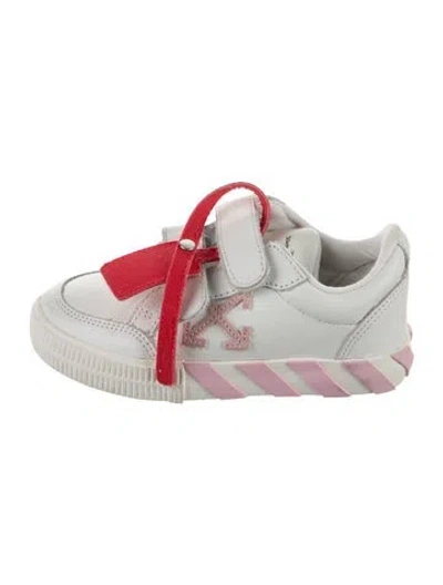 Pre-owned Off-white Kids' Vulcanized Sneakers In White