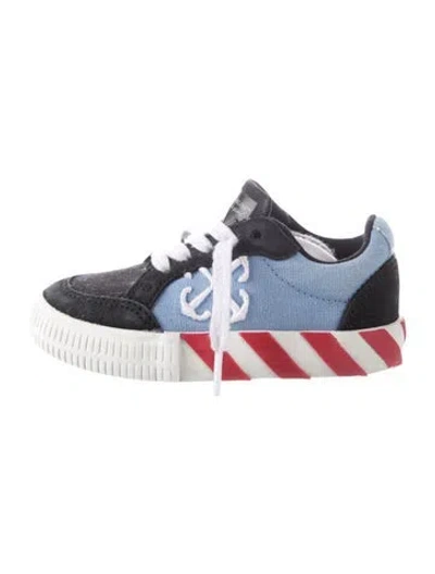 Pre-owned Off-white Kids' Vulcanized Sole Sneakers In Blue