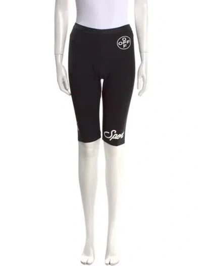 Pre-owned Off-white Knee-length Shorts In Black