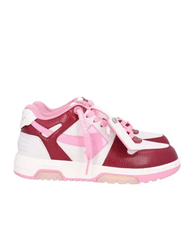 Off-white Lace-up Low-top Sneakers In White