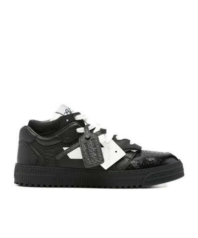 Off-white Lace-up Sneakers In Black