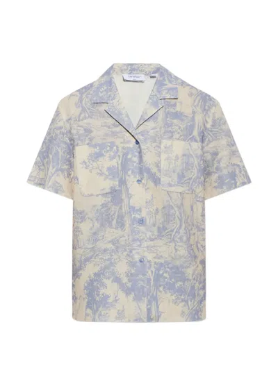 Off-white Landscape-print Shirt In Multi