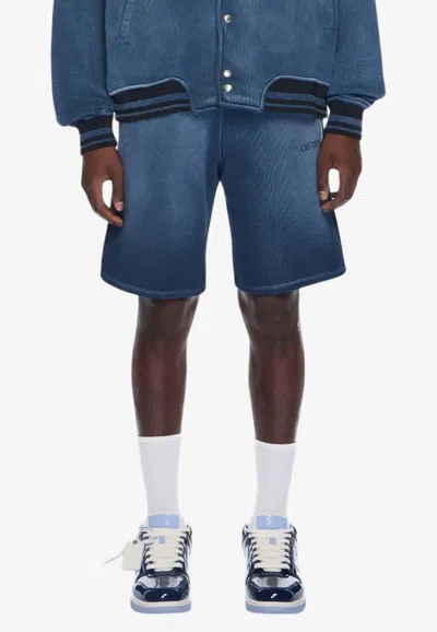 Off-white Laundry Diag Vintage Shorts In Multi