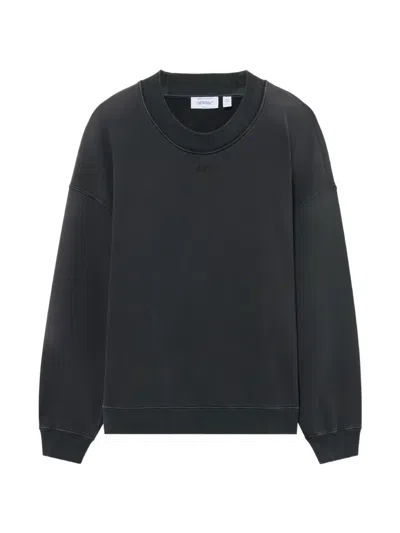 Off-white Laundry Off Stamp Oversized Crewneck In Blue