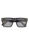 Off-white Lawton Rectangular Sunglasses In Black