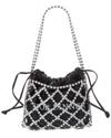 Off-white Dinner Shoulder Bag Chain Strap In Black