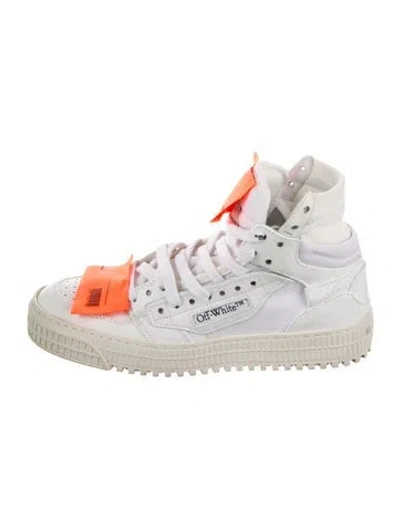 Pre-owned Off-white Leather Athletic Sneakers In White
