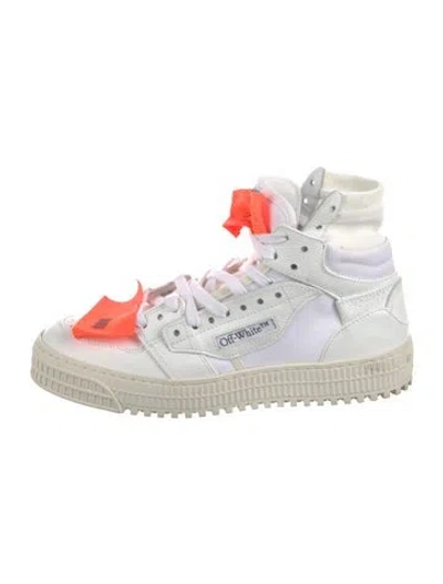 Pre-owned Off-white Leather Athletic Sneakers In White