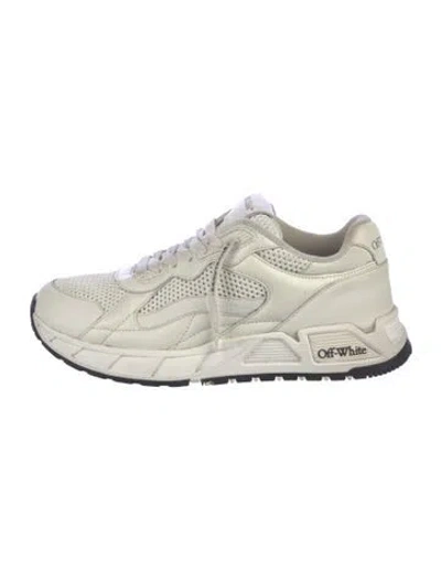 Pre-owned Off-white Leather Athletic Sneakers In White