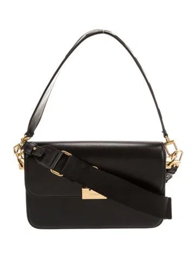 Pre-owned Off-white Leather Binder In Black