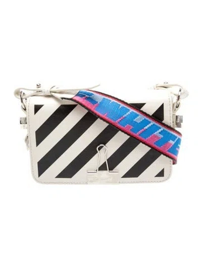 Pre-owned Off-white Leather Clutch In Neutrals