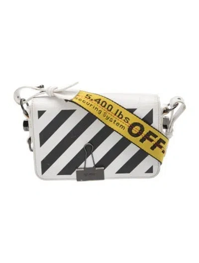Pre-owned Off-white Leather Crossbody Bag Mini In Neutral