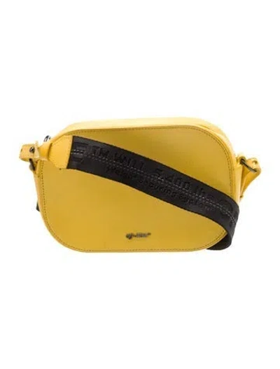 Pre-owned Off-white Leather Crossbody Bag In Multi
