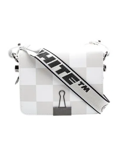 Pre-owned Off-white Leather Crossbody Bag In Neutrals