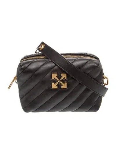 Pre-owned Off-white Leather Jackhammer In Black