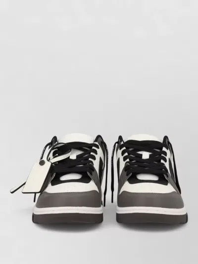 Off-white Leather Low-top Sneakers In White