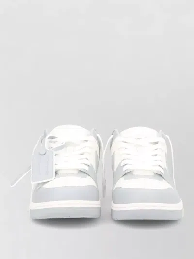 Off-white Leather Low-top Sneakers In White