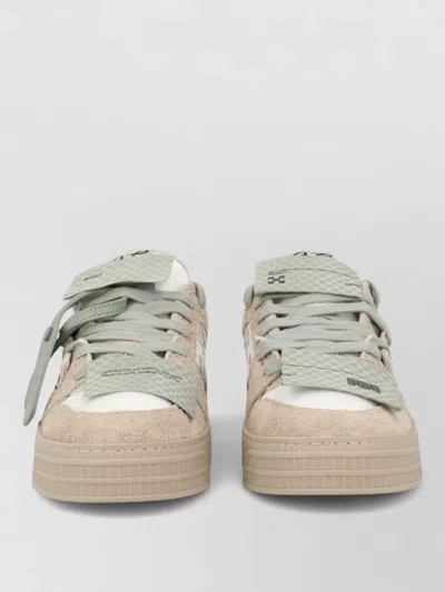 Off-white Multicolour Sneakers In Suede And Textile
