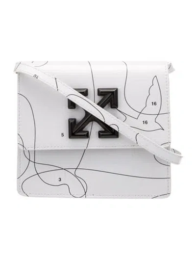 Pre-owned Off-white Leather Puzzle Jitney 2.8 In White