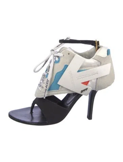 Pre-owned Off-white Leather Sandals In Multi